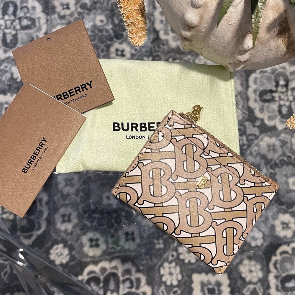 Burberry Simone Printed Leather Cardholder